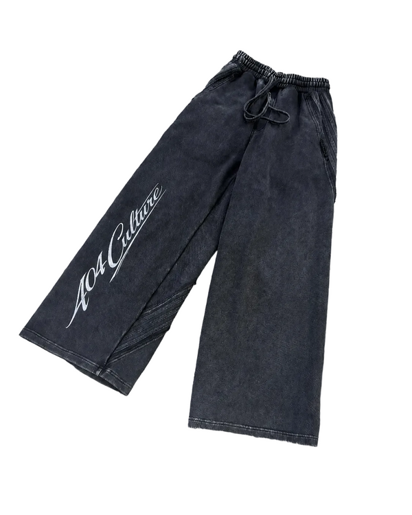 404 culture snow washed sweatpants