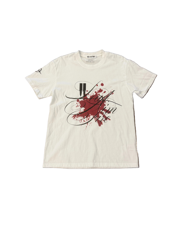 Blood script tee