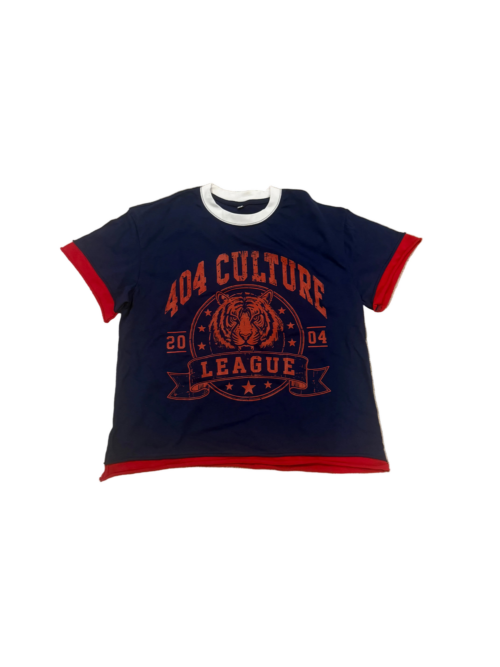 Navy tiger tee