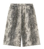 Snakeskin print pants