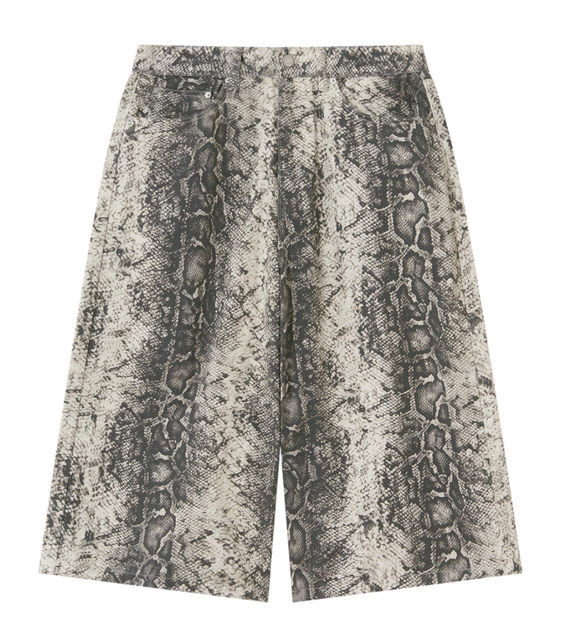 Snakeskin print pants